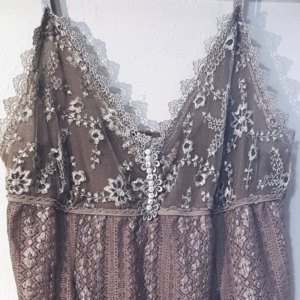 🌴Pretty Angel silk babydoll empire waist camisole